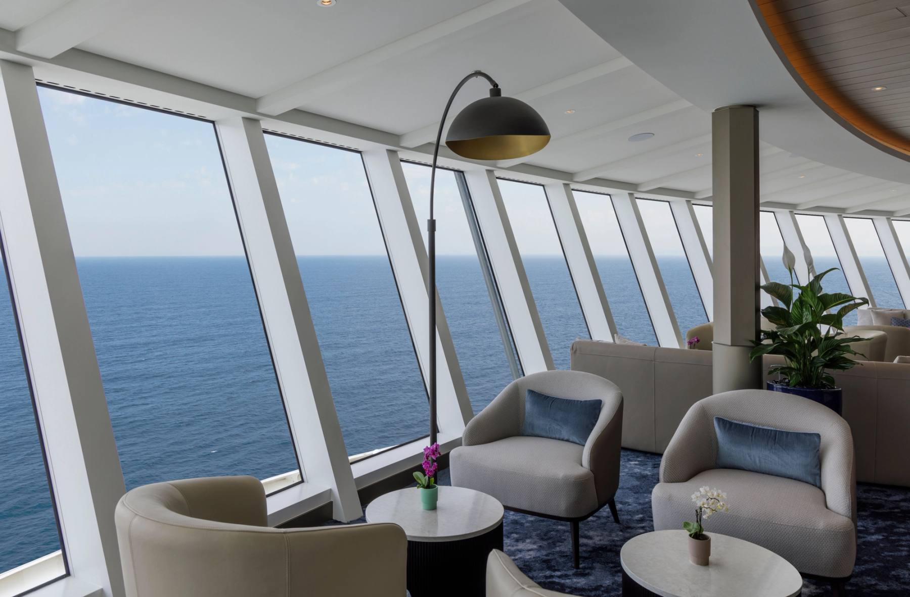 Observation Lounge aan boord van Silver Ray