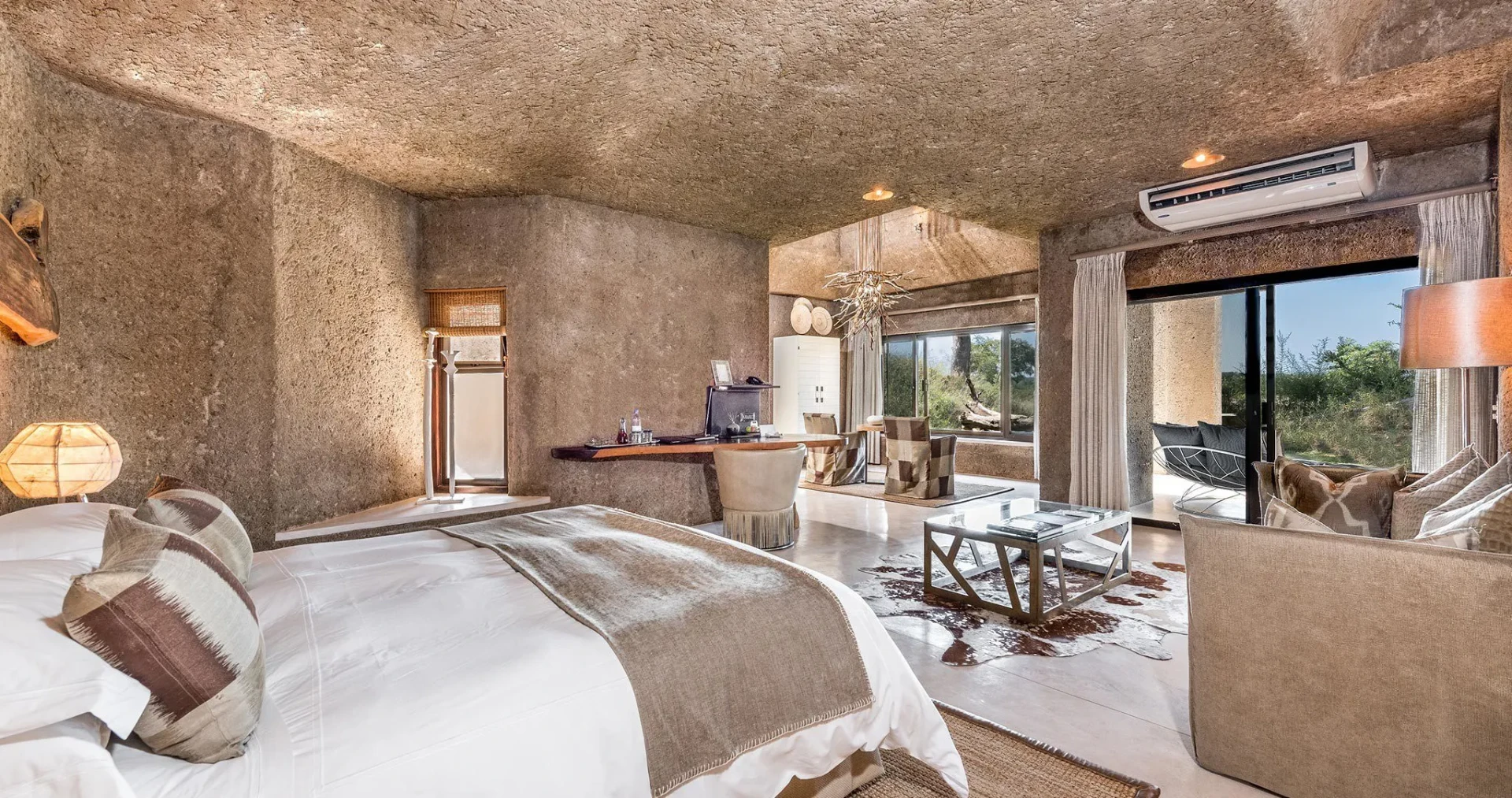 Luxueuze suite van een kleinschalige safarilodge in Zuid-Afrika