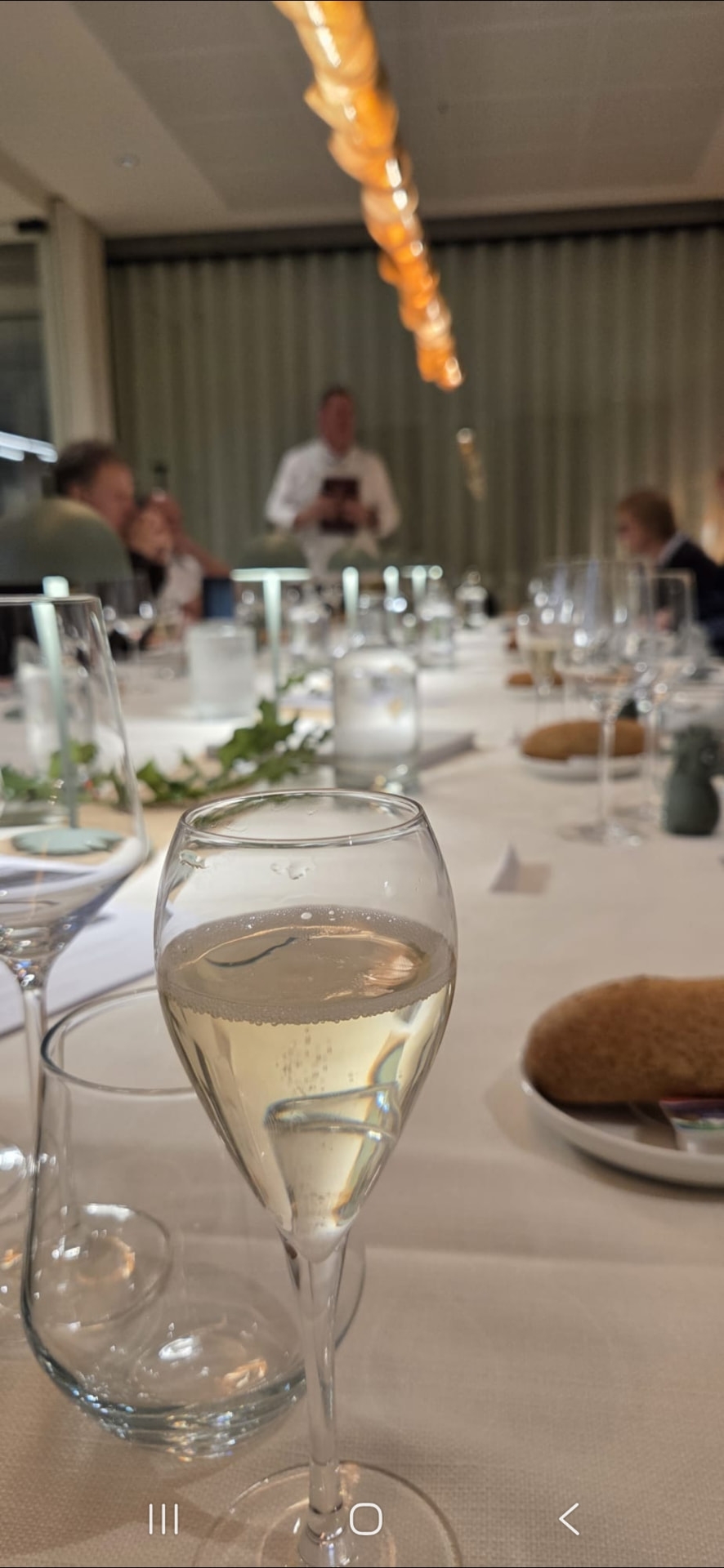 Het aperitief bij de start van de avond