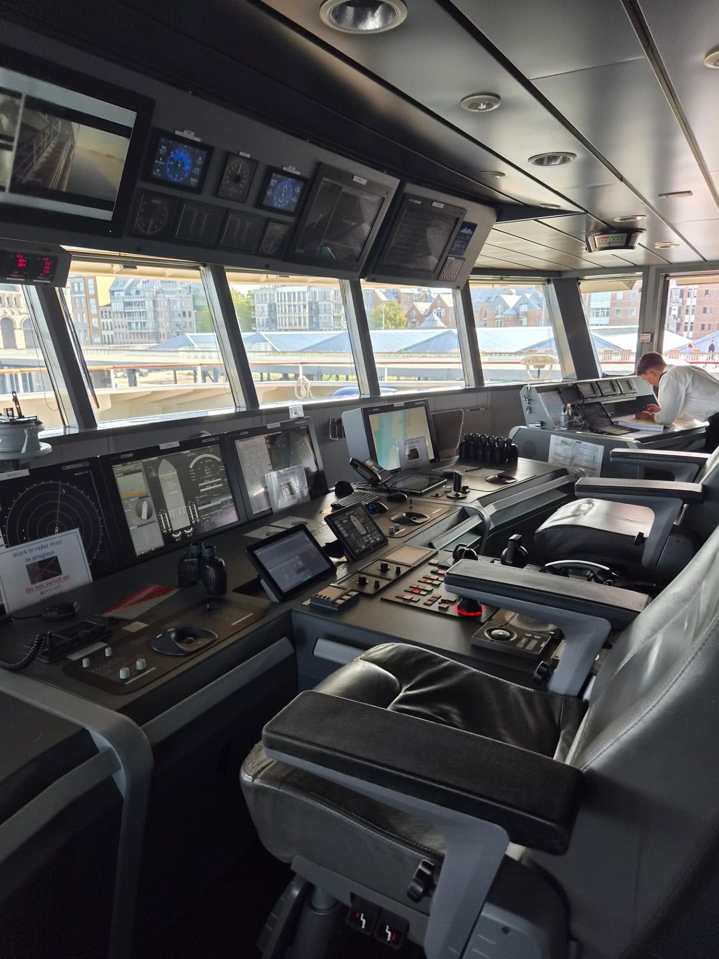 Op de brug van Le Champlain