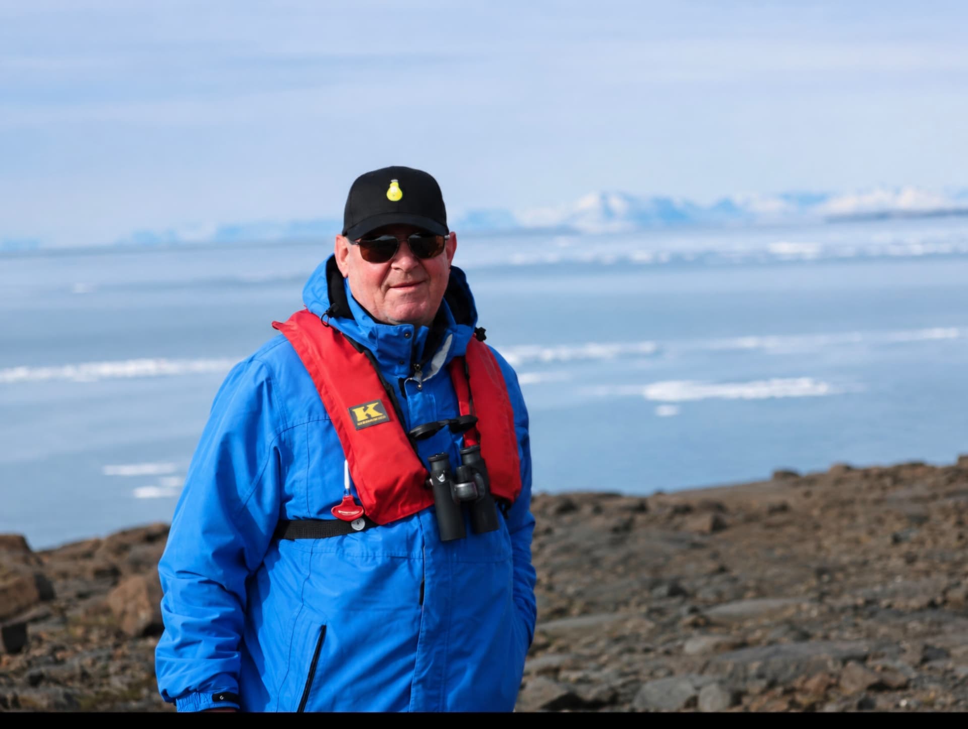 Dirk Rosiers op Spitsbergen tijdens een poolexpeditie met Springbok Travel
