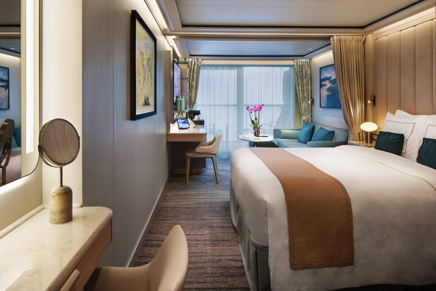 Superior & Deluxe Veranda Suites aan boord van Silver Ray