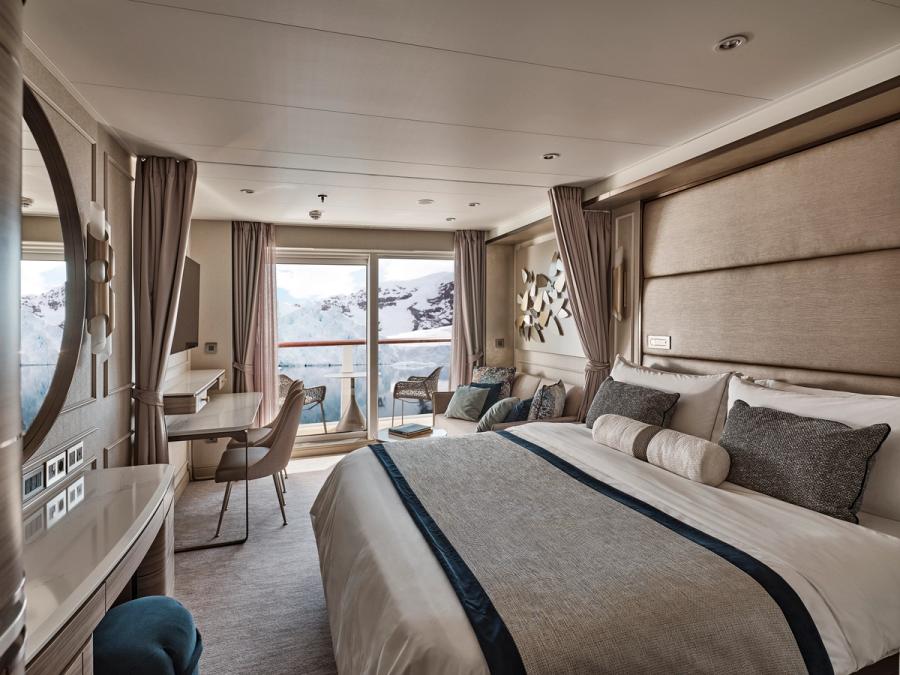 Suite aan boord van Silver Endeavour