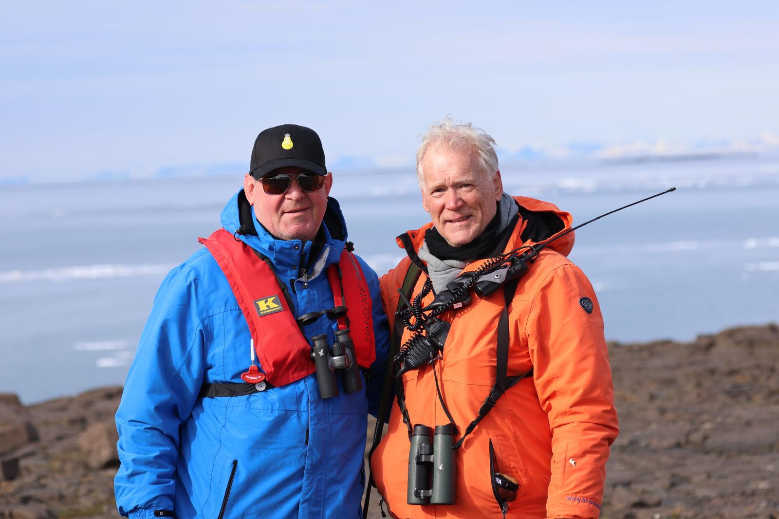 Dirk Rosiers tijdens persoonlijke begeleiding in Antarctica