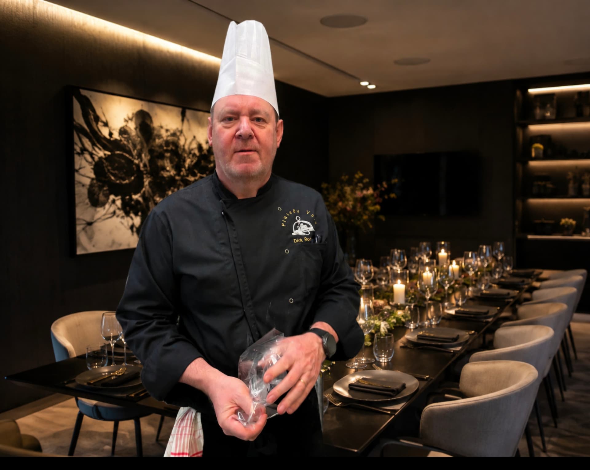 Dirk Rosiers, gastheer van The Springbok Table