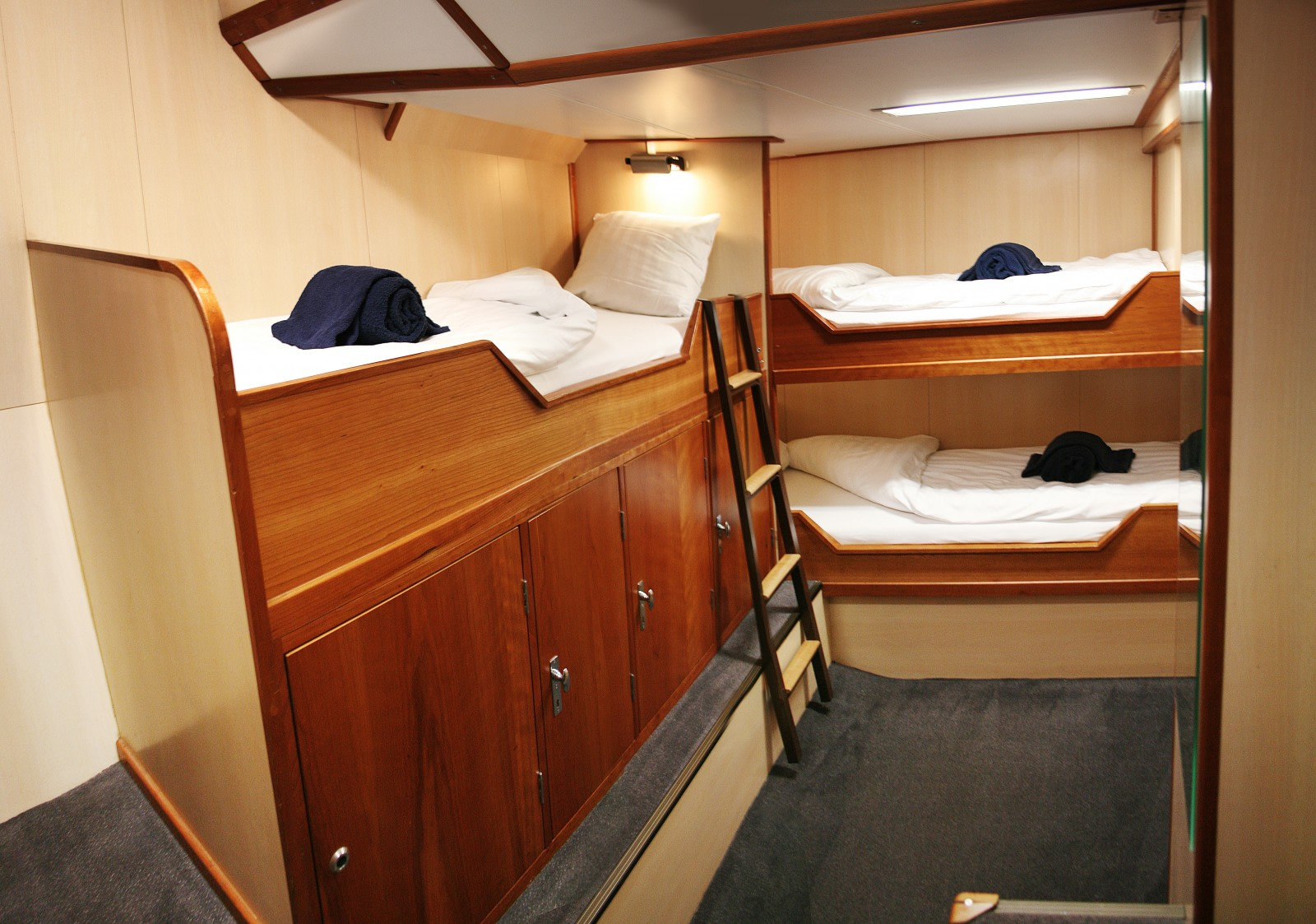 Kajuit aan boord van de S/V Rembrandt van Rijn