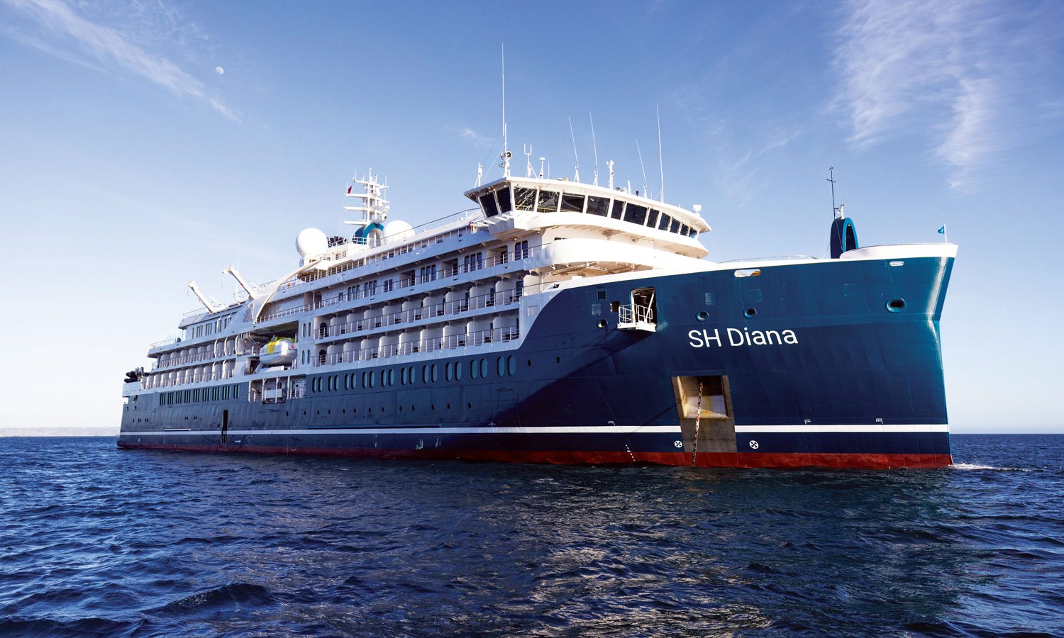 SH Diana op zee, foto van Patrick Parez
