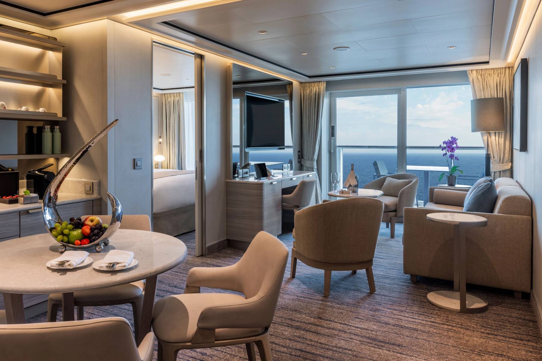 Silver Suites aan boord van Silver Ray