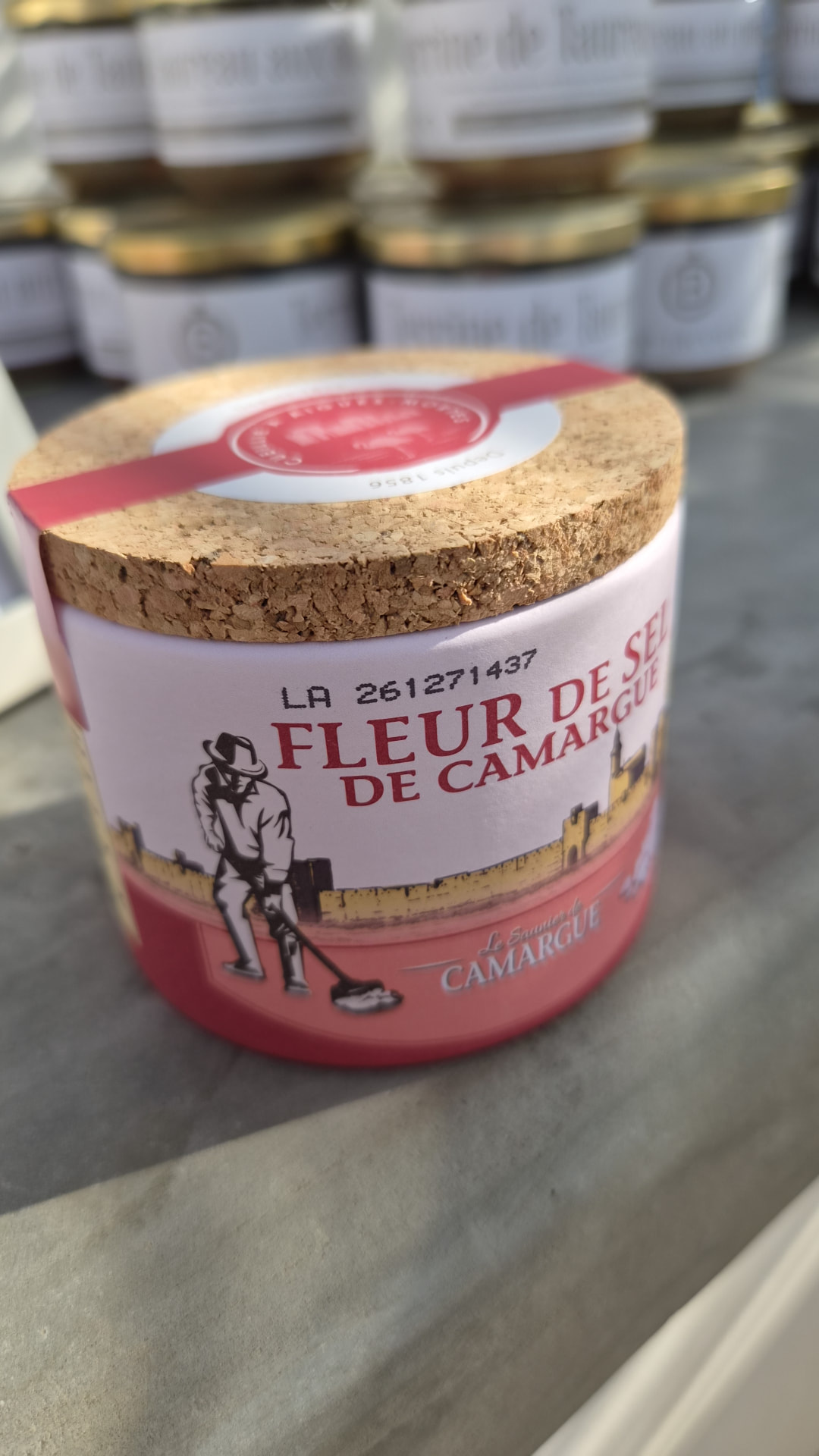 Fleur de sel de Camargue bij een lokale producent