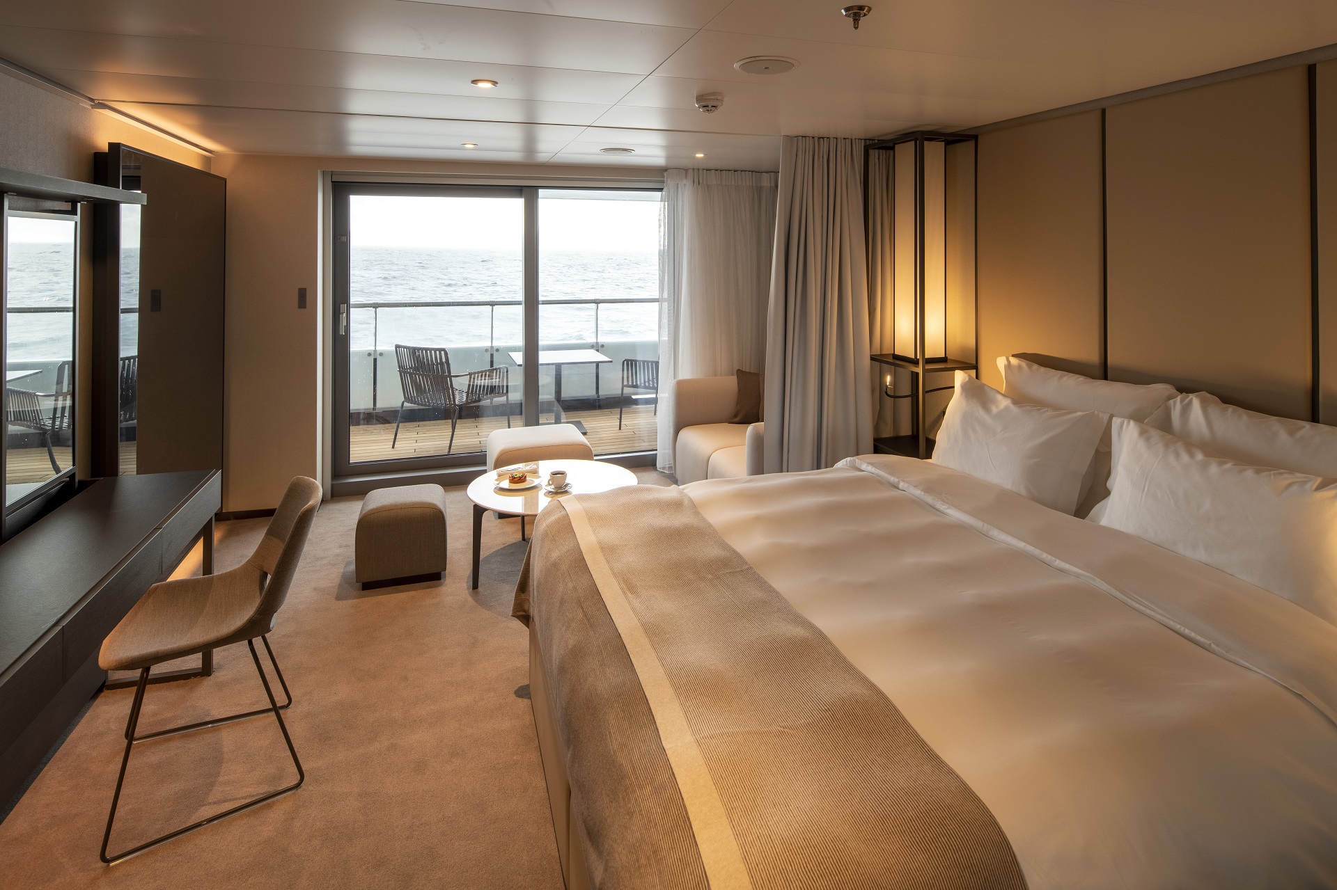 Verandasuite aan boord van de Scenic Eclipse
