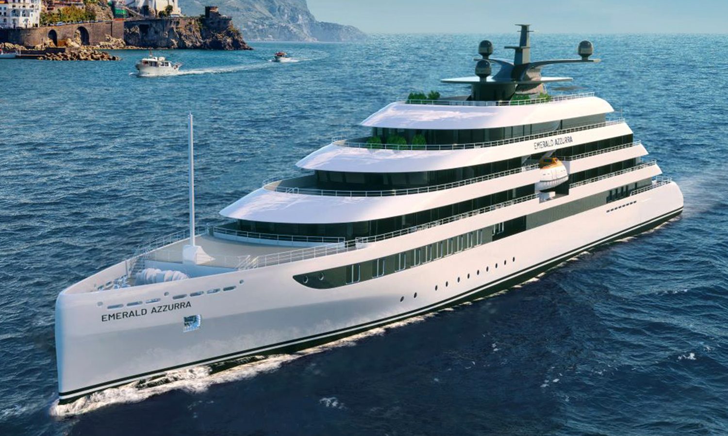 Emerald Azzurra op zee, foto van Patrick Parez