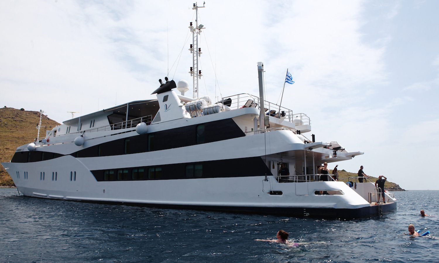 Harmony V op zee, foto van Patrick Parez