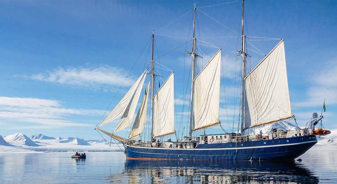 Zeilschip S/V Rembrandt van Rijn onder zeil