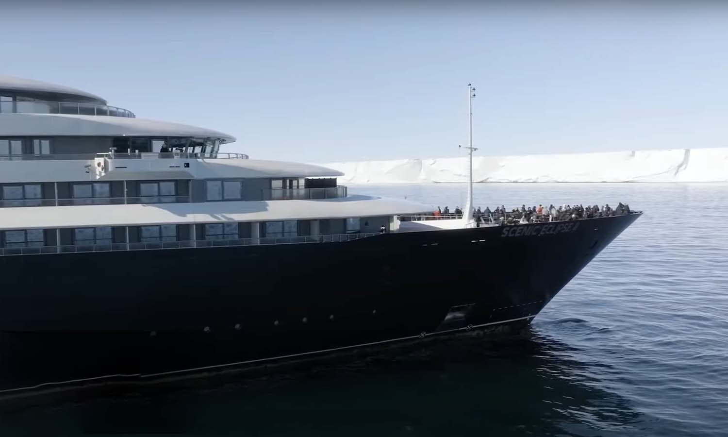 Scenic Eclipse II Ice Shelf videobeeld website — scenic ocean cruises