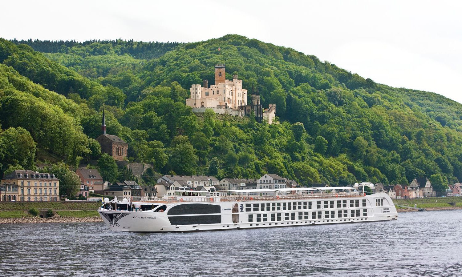 SS Maria Theresa op zee, foto van Patrick Parez