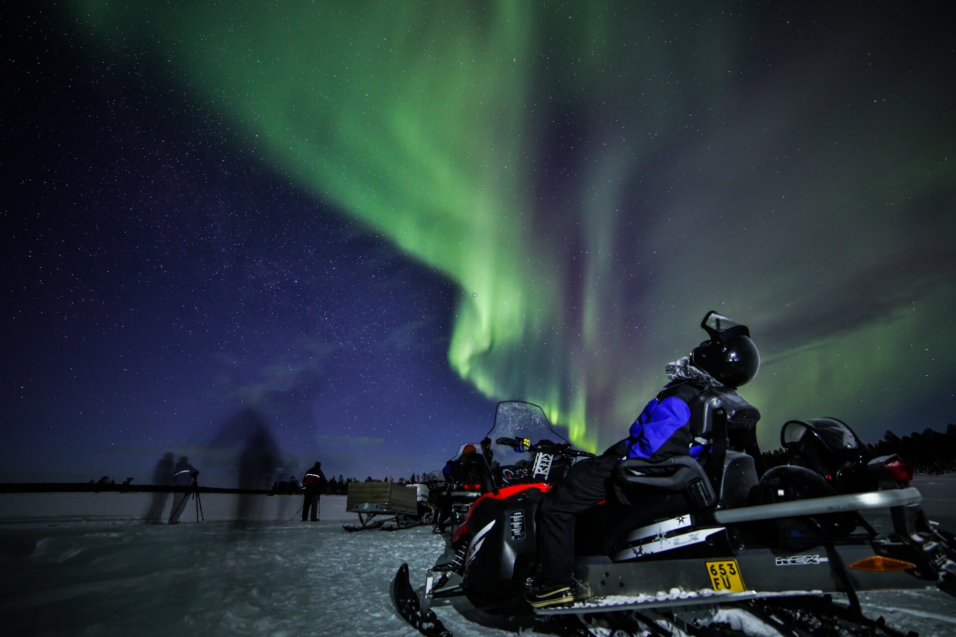 Aurora-sneeuwscootertocht (ca. 2,5 uur)