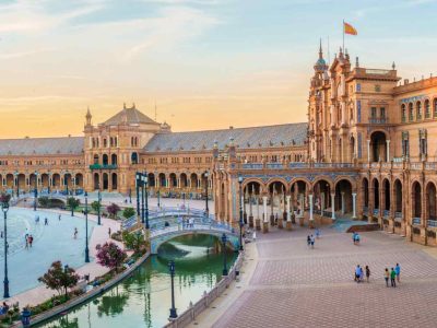 plaza de espana in seville, spain
